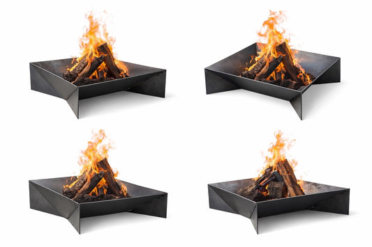 Weld-It- Yourself Modern Steel Fire Pit 33" X 28", 1/8" Welded Steel,